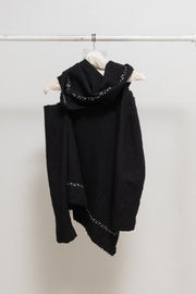 COMME DES GARÇONS - FW02 Twisted felted wool jacket with contrast stitching