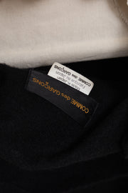COMME DES GARÇONS - FW02 Twisted felted wool jacket with contrast stitching