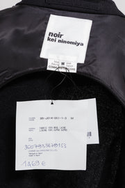 NOIR KEI NINOMIYA - FW18 Cropped wool scarf jacket (runway)