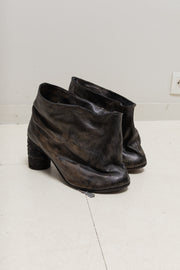 FREDERIK LIEDERLEY - Object dyed calf skin covered shoes with sculpted heels