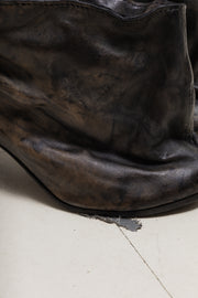 FREDERIK LIEDERLEY - Object dyed calf skin covered shoes with sculpted heels