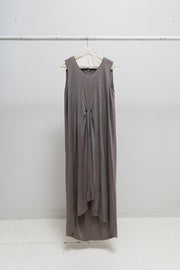 RICK OWENS - FW07 "EXPLODER" Long dress with a front dart and a back sash