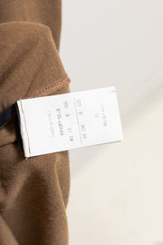 RICK OWENS - FW15 « SPHINX » Silk blend elongated mustard top
