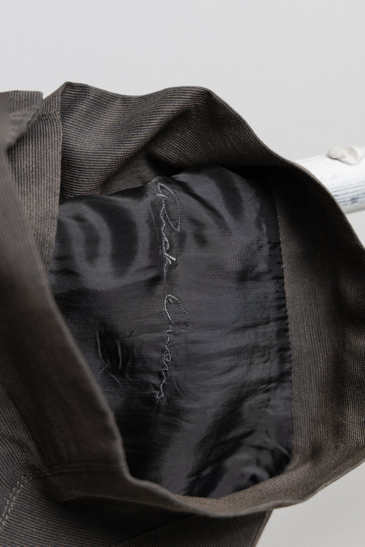 RICK OWENS - SS15 "FAUN" Silk and cotton textured jacket with side buttoning