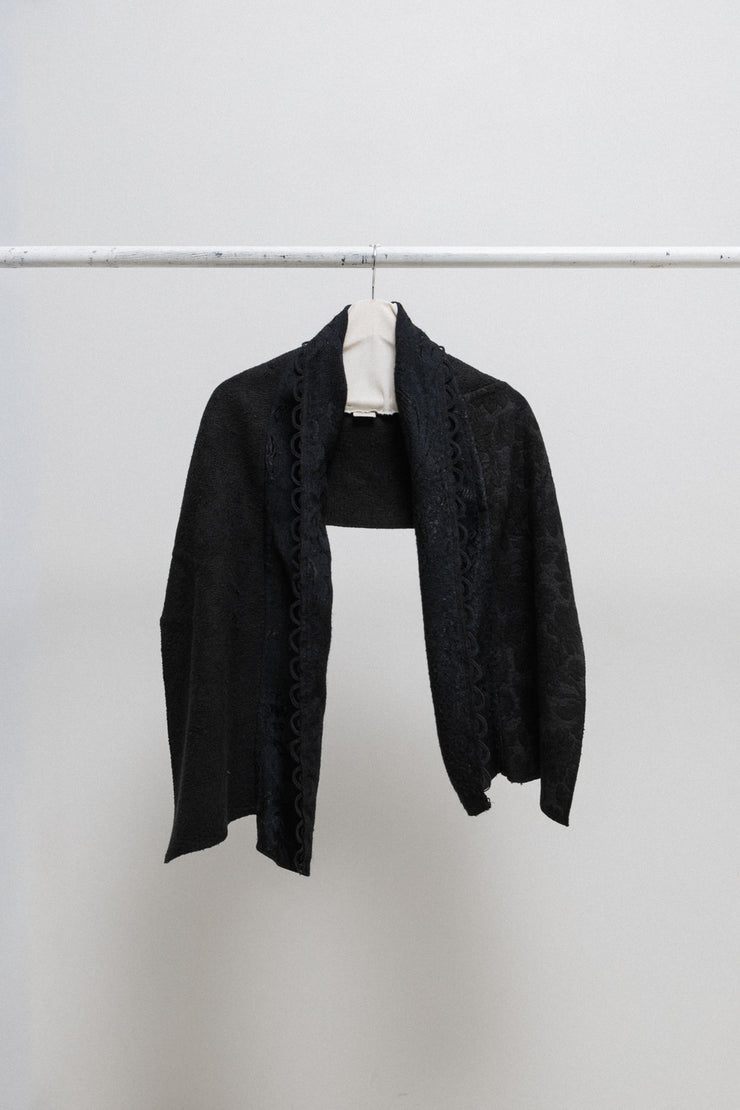 MARTIN MARGIELA - Artisanal Line 0 Wide stole made out of different fabrics (early 00&