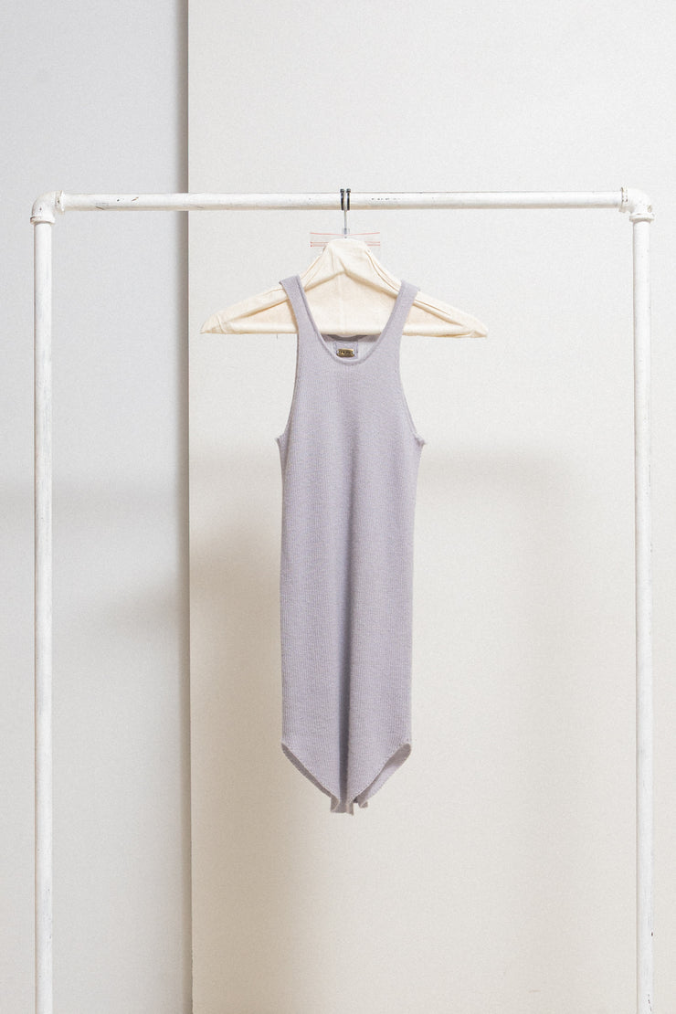 HUN RICK OWENS - Cashmere lilac tank top