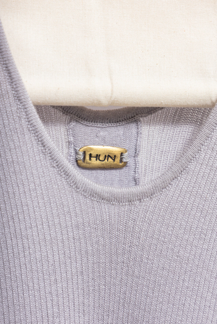 HUN RICK OWENS - Cashmere lilac tank top