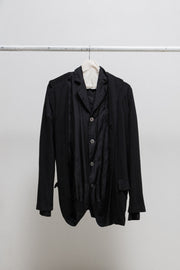 JUNYA WATANABE - FW07 Silk and wool double layer loop cardigan