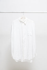 YOHJI YAMAMOTO GOTHIC - Lightweight shirt with embroidered button placket (90's)