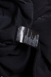 ANN DEMEULEMEESTER - Fleece wool vest with padded collar and silk back