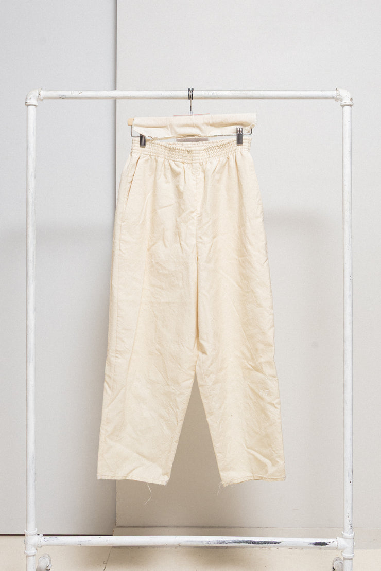 CAMIEL FORTGENS - Wool + cotton "grandpa" pants