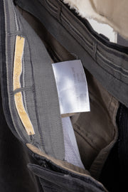 CAROL CHRISTIAN POELL - FW02-03 Pinstripe cotton pants with curved pockets