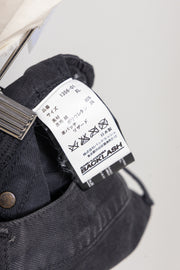 ISAMU KATAYAMA BACKLASH - Shell cotton slim jeans with lizard leather tag