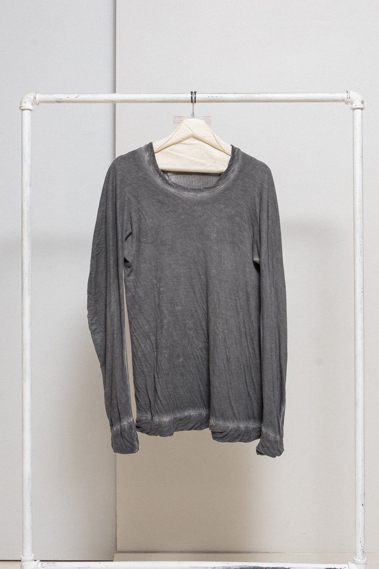 BORIS BIDJAN SABERI - Double layer washed longsleeves top