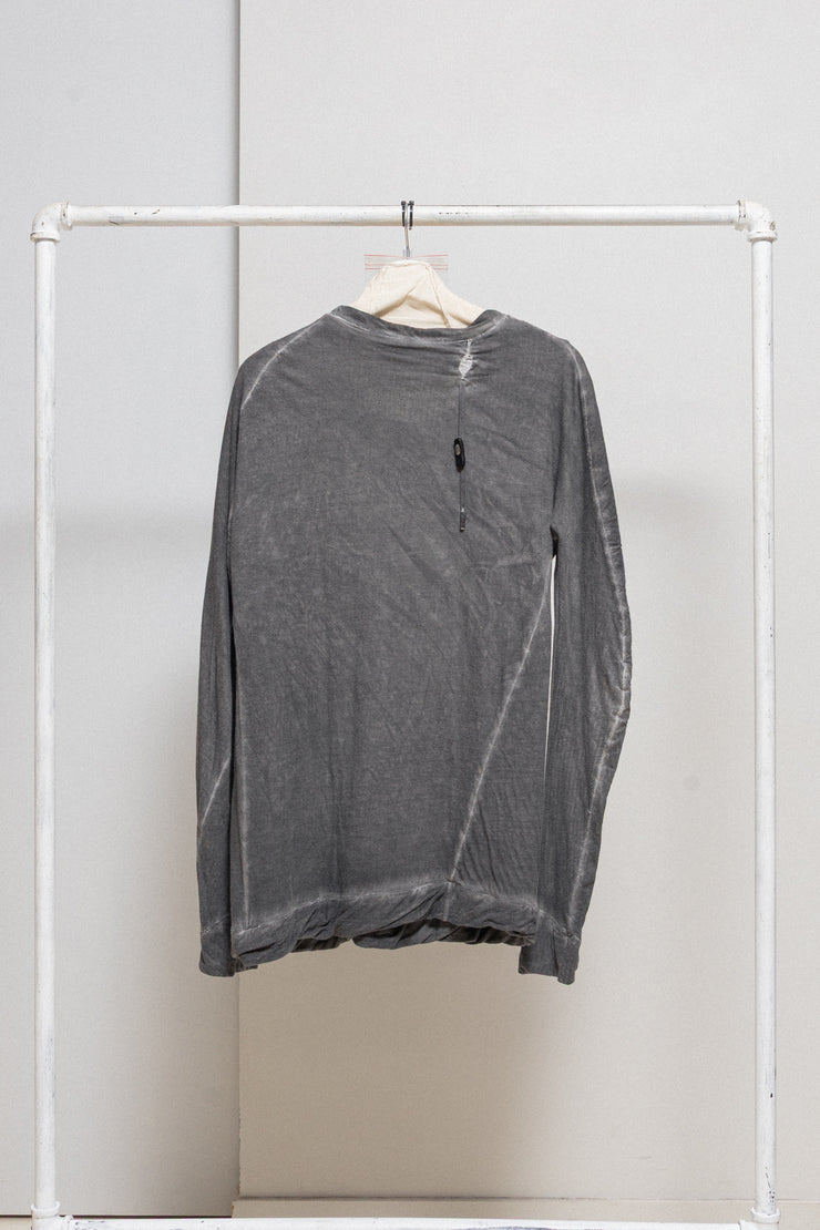 BORIS BIDJAN SABERI - Double layer washed longsleeves top