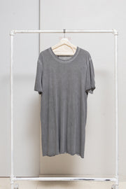 BORIS BIDJAN SABERI 11 - Elongated cotton tee with stitching details