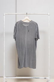 BORIS BIDJAN SABERI 11 - Elongated cotton tee with stitching details