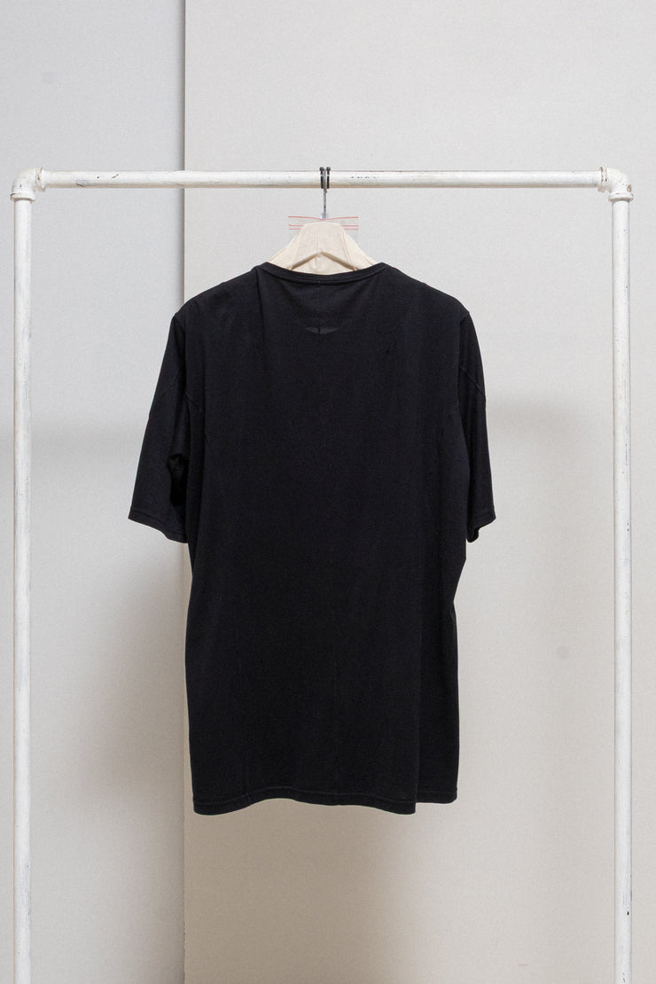 DEVOA - Cotton t shirt with red inner seams