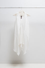 RICK OWENS - SS12 "NASKA" Textured silk tunic