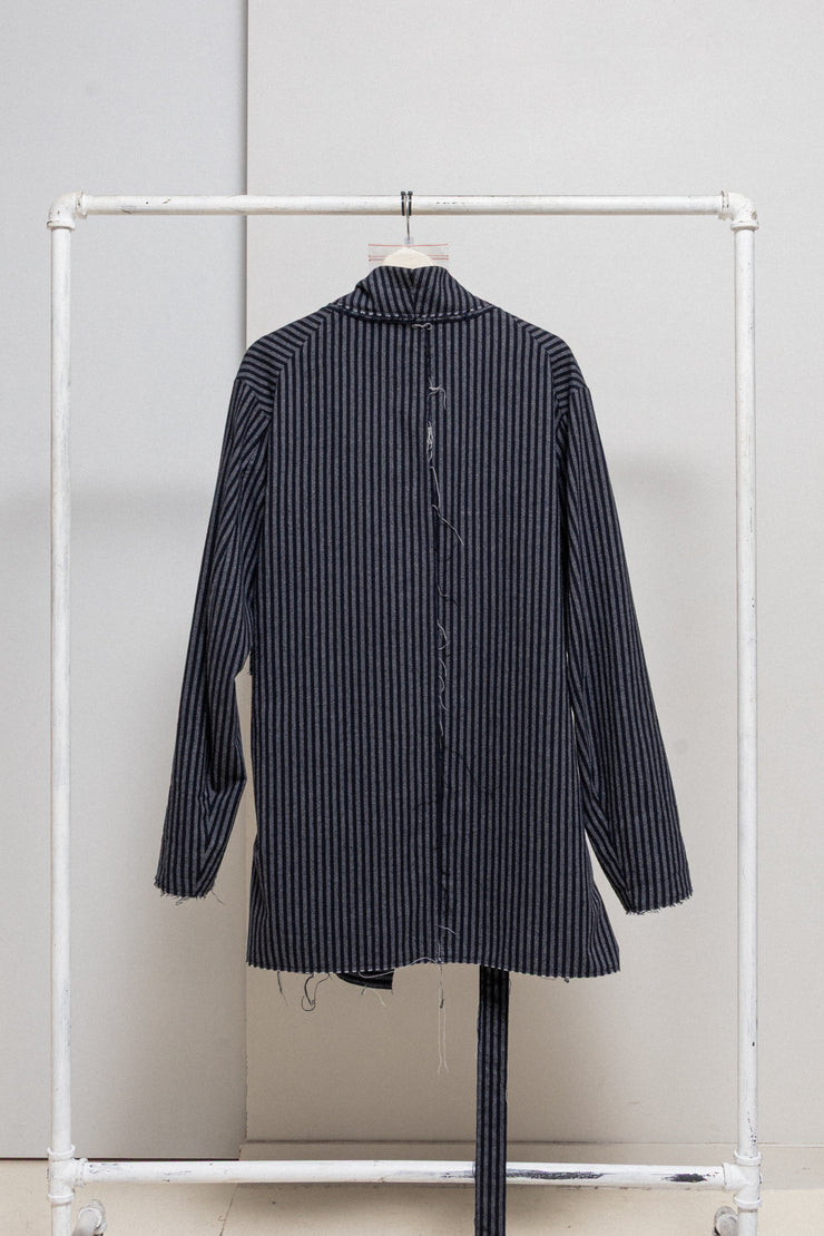 DAMIR DOMA - FW17 Striped wool kimono coat