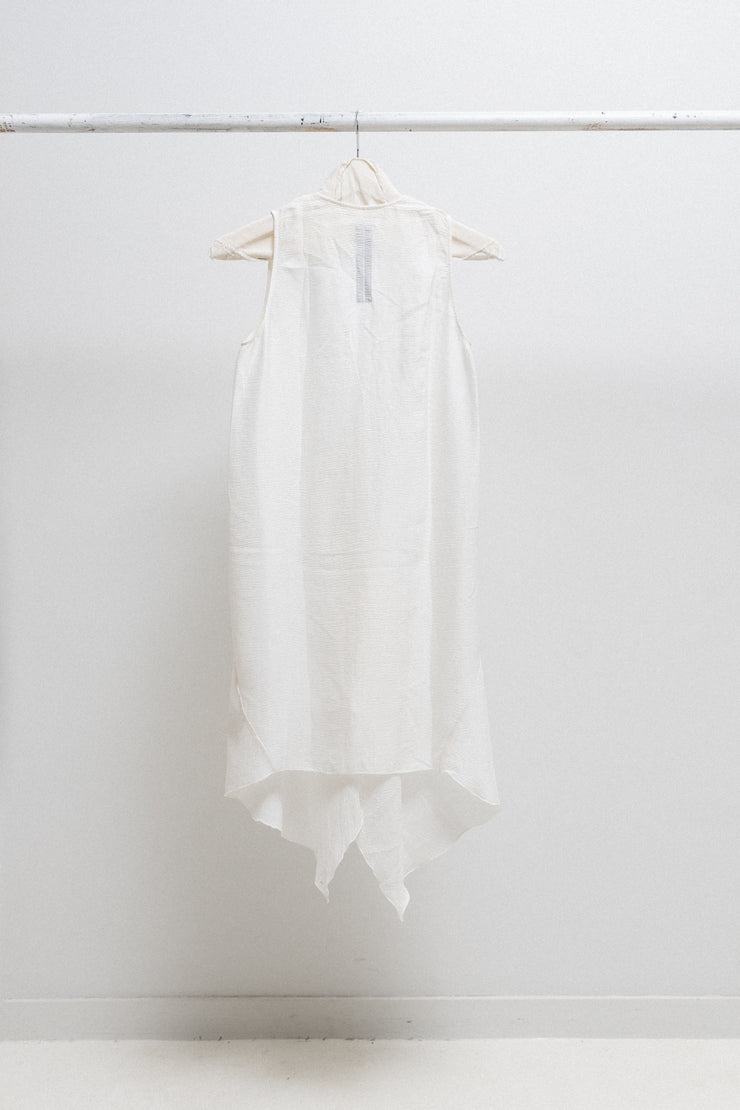 RICK OWENS - SS12 "NASKA" Textured silk tunic