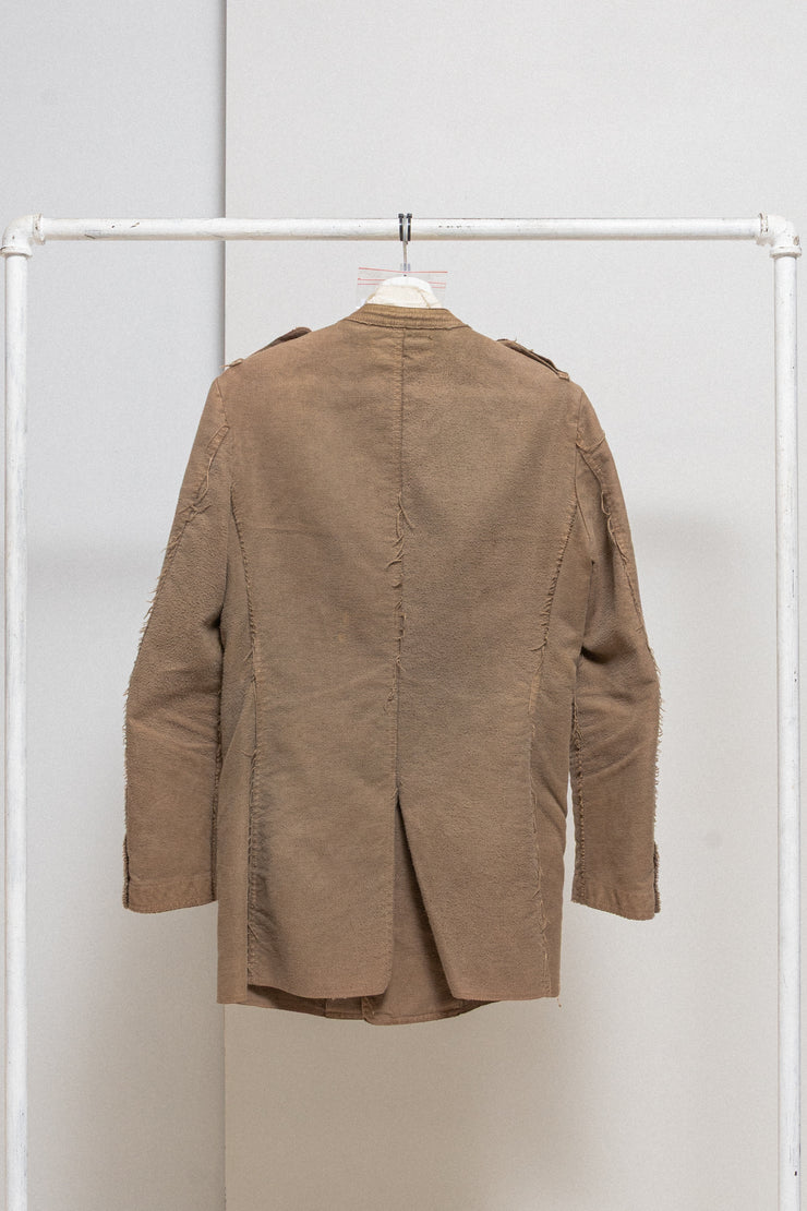 SHARE SPIRIT - Military moleskine coat with two button rows