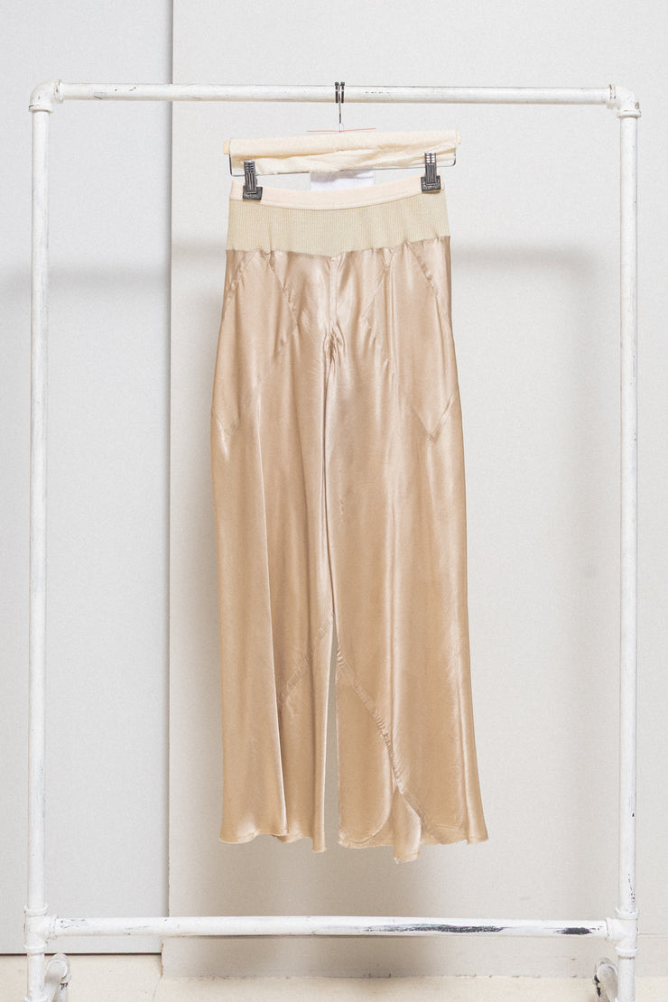 RICK OWENS - SS04 « CITROËN » Wide satin pants (runway)