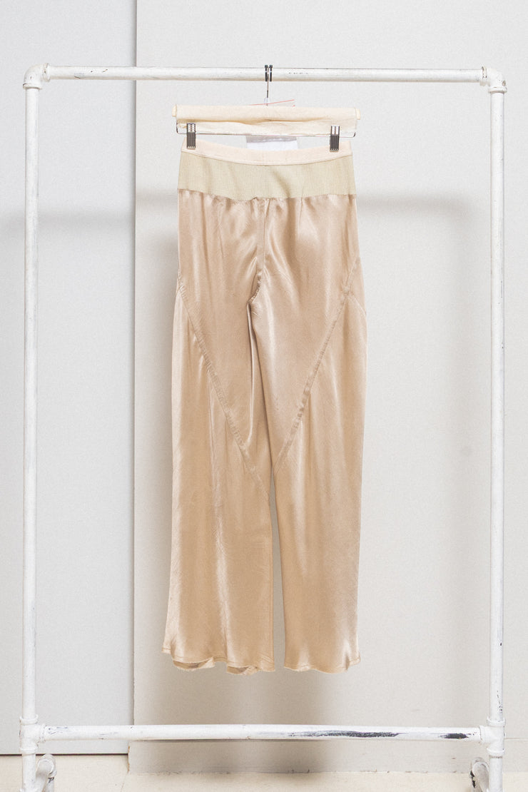 RICK OWENS - SS04 « CITROËN » Wide satin pants (runway)