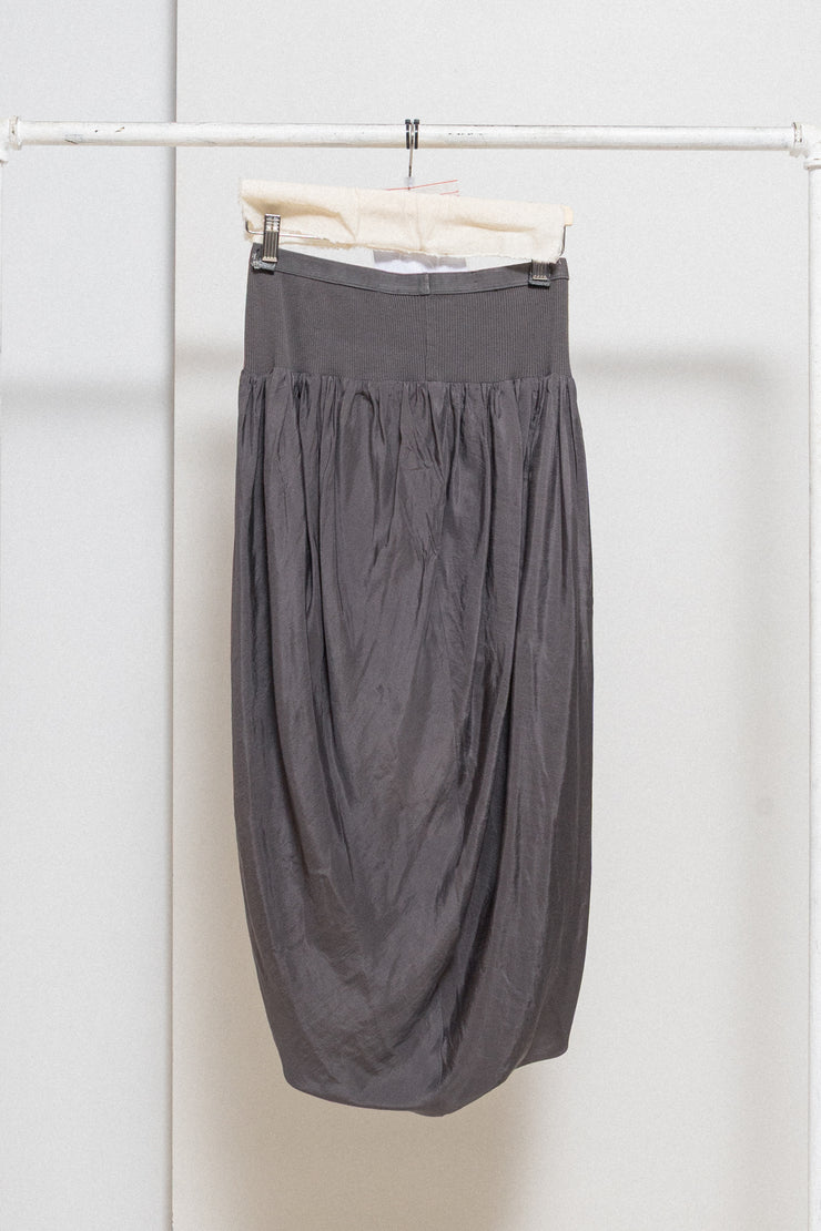 RICK OWENS - SS10 « RELEASE » Silk pleated skirt shorts (runway)