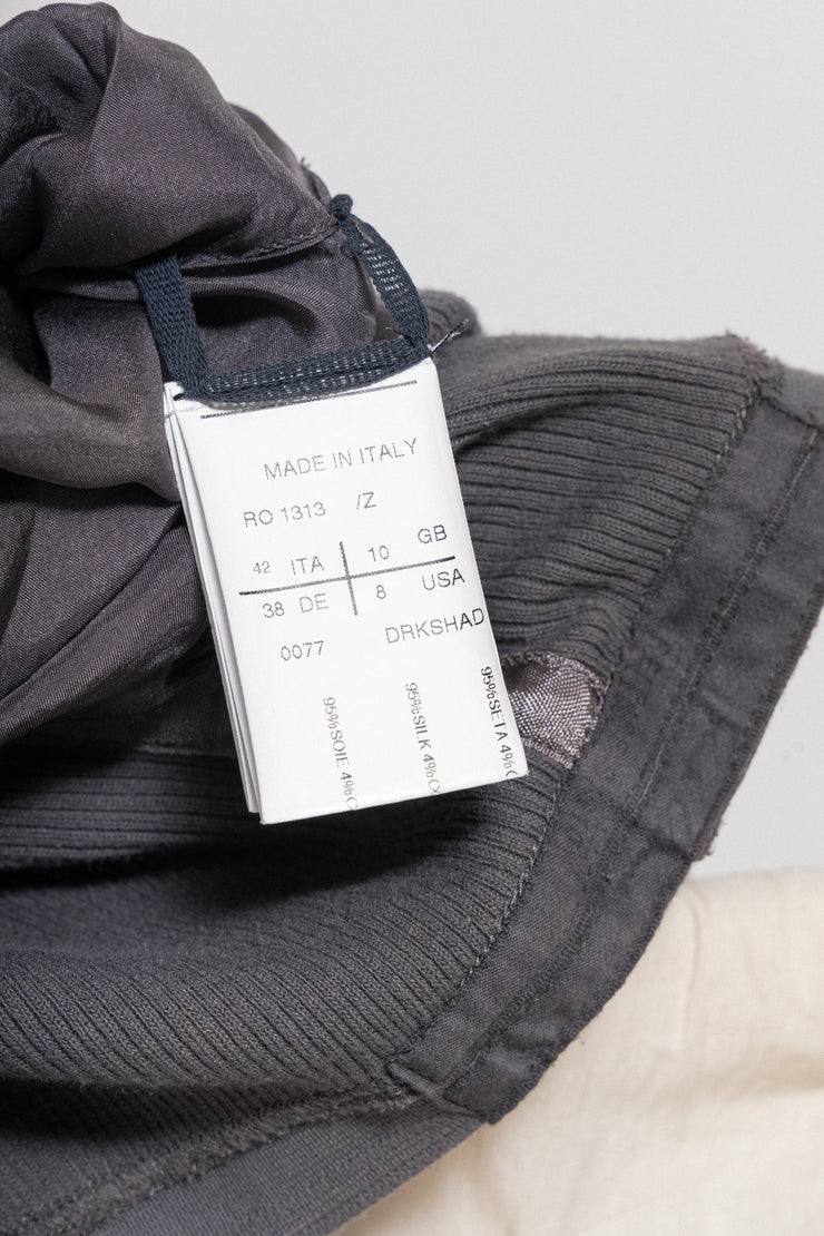 RICK OWENS - SS10 « RELEASE » Silk pleated skirt shorts (runway)