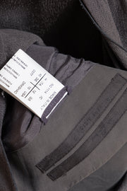 RICK OWENS - SS10 « RELEASE » Textured silk cutout top with thick cotton panel (runway)