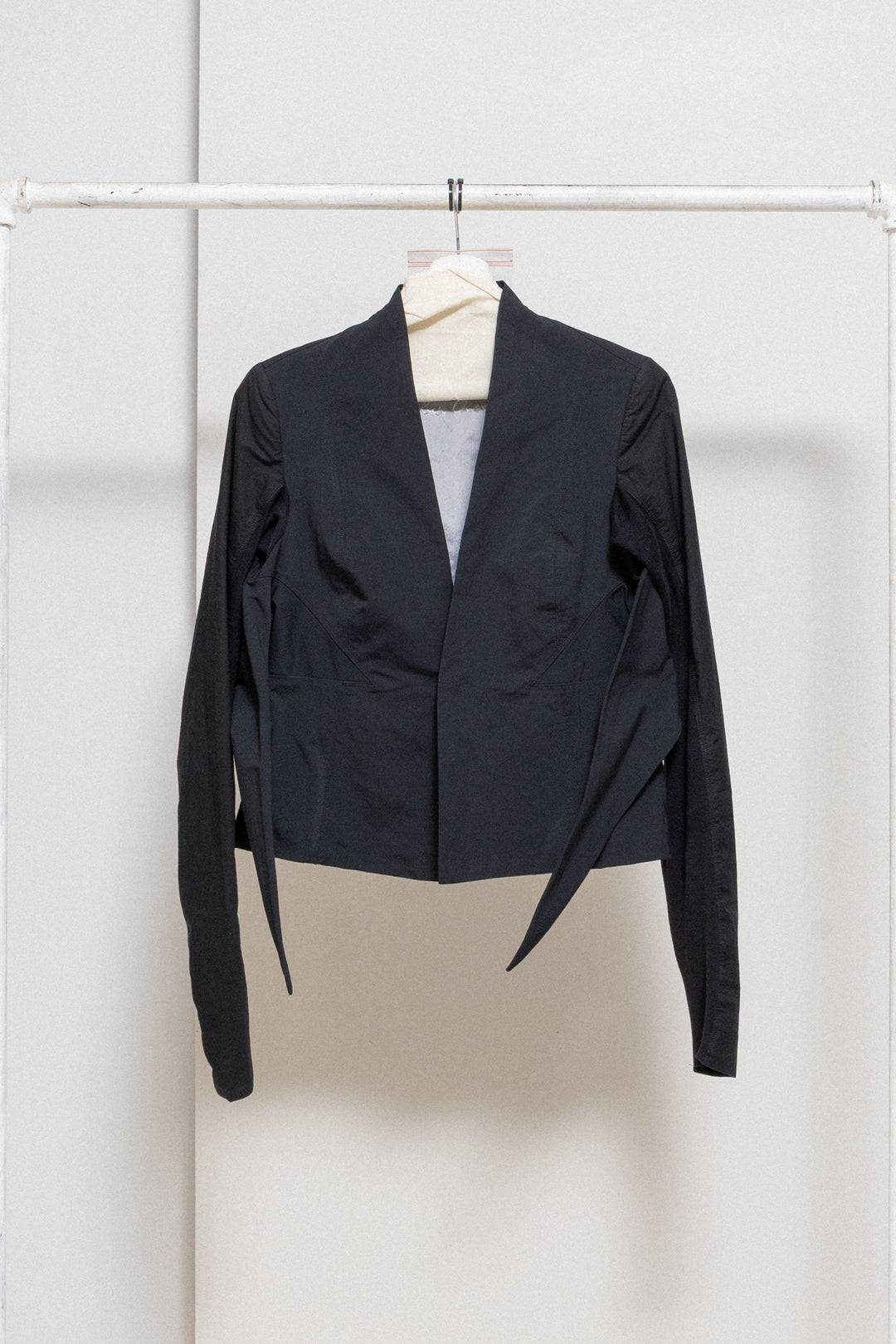 美品 SLY ラムレザー中綿ジャケット【2】モード　短丈　rick owens RICK OWENS - SS09 « STRUTTER » Textured cotton blend jacket