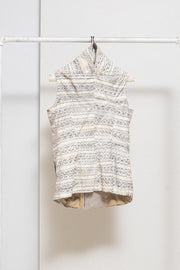 RICK OWENS - SS08 « CREATCH » Full snake skin vest with high lapels (runway)
