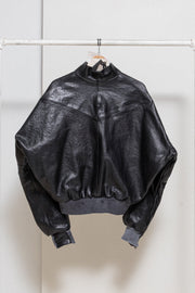 FREDERIK LIEDERLEY - FW23 « Intimate Rituals » 1/1 Horse leather jacket with dyed hems