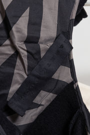 GARETH PUGH - 2010’s Full zipper cotton hoodie with longer sides