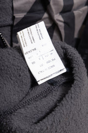 GARETH PUGH - 2010’s Full zipper cotton hoodie with longer sides