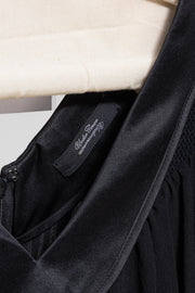 UNDERCOVER - FW09 "Earmuff Maniac" Silk pleated dress with contrasting panels (runway)