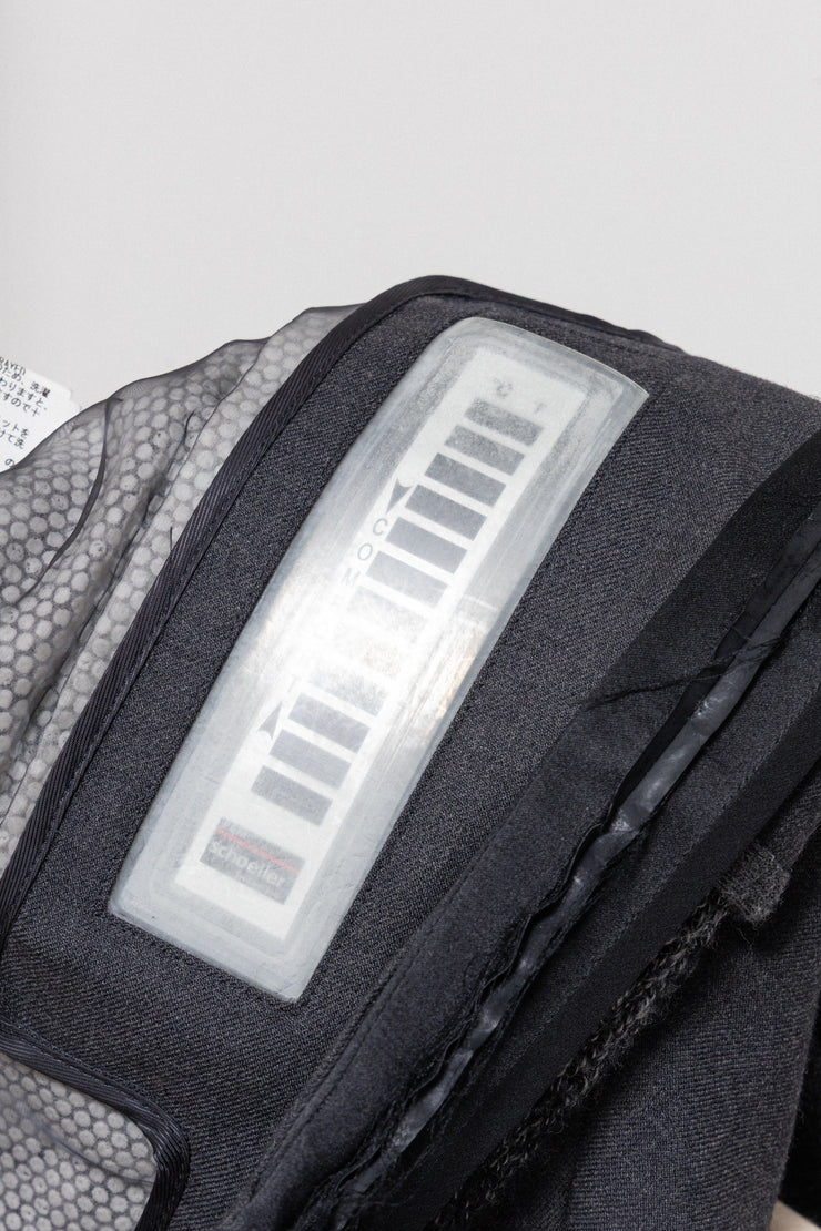 UNDERCOVER - FW09 "Earmuff Maniac" Thermotron insulated wool jacket with pocket thermometer (runway)