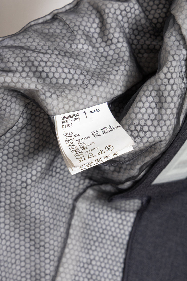 UNDERCOVER - FW09 "Earmuff Maniac" Thermotron insulated wool jacket with pocket thermometer (runway)