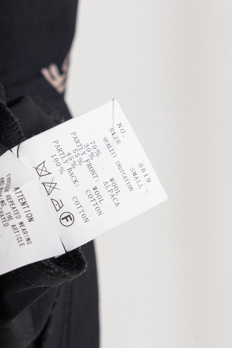UNDERCOVER - FW03 "Paper Doll" Printed wool vest with snap buttons