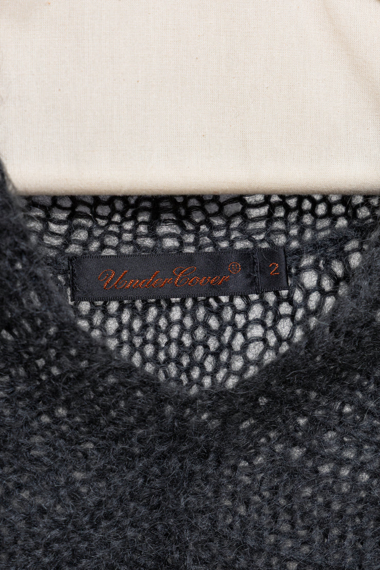 UNDERCOVER - FW05 "Arts and Crafts" Mohair wool blend braided sweater