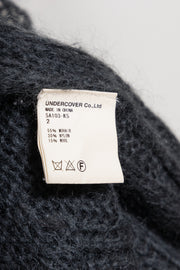 UNDERCOVER - FW05 "Arts and Crafts" Mohair wool blend braided sweater