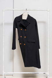COMME DES GARÇONS - FW02 Double breasted twisted wool coat