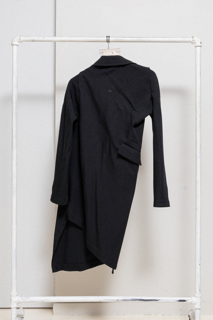 COMME DES GARÇONS - FW02 Double breasted twisted wool coat