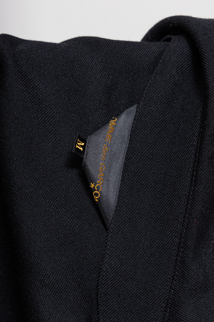 COMME DES GARÇONS - FW02 Double breasted twisted wool coat