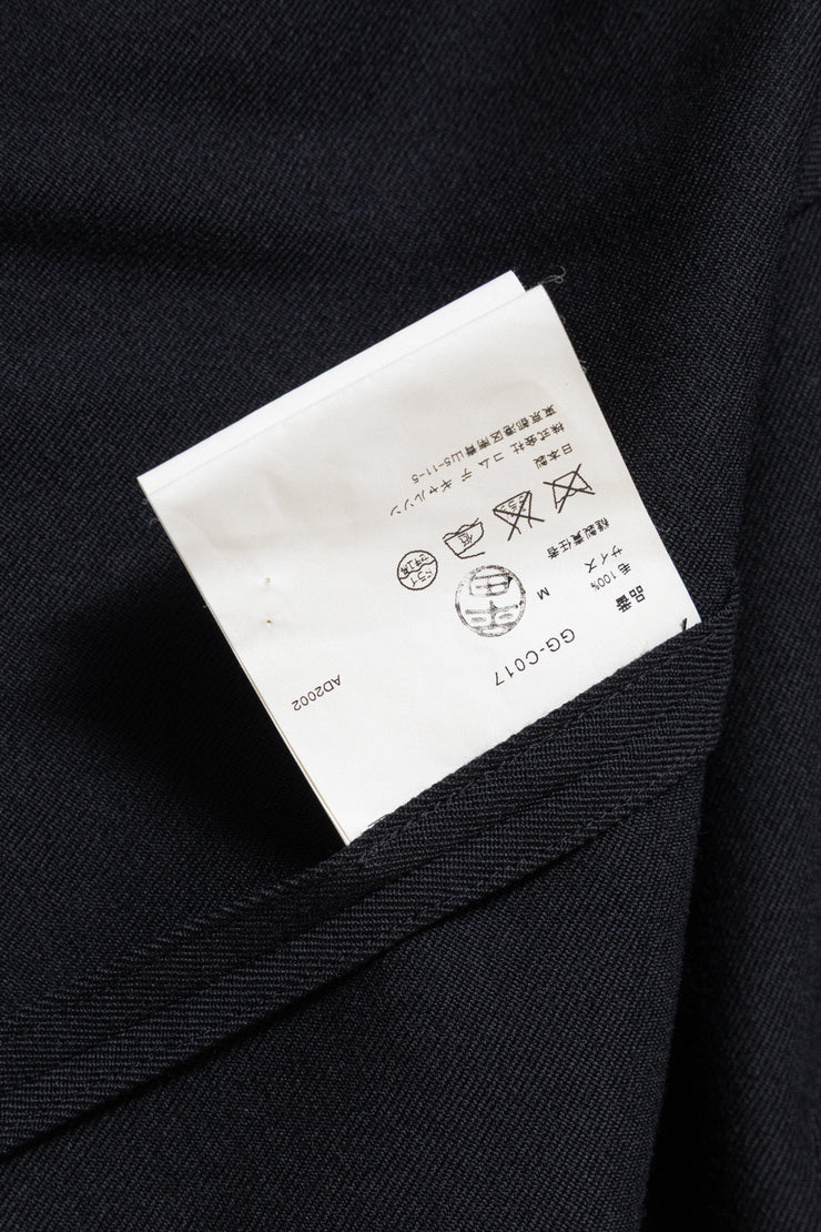 COMME DES GARÇONS - FW02 Double breasted twisted wool coat