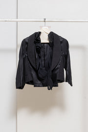 COMME DES GARÇONS - FW05 « Broken Bride » Cropped jacket with embroidered silk details