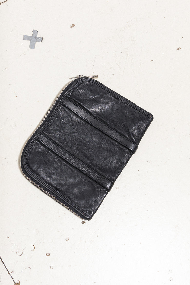 GUIDI - Horse leather clutch bag