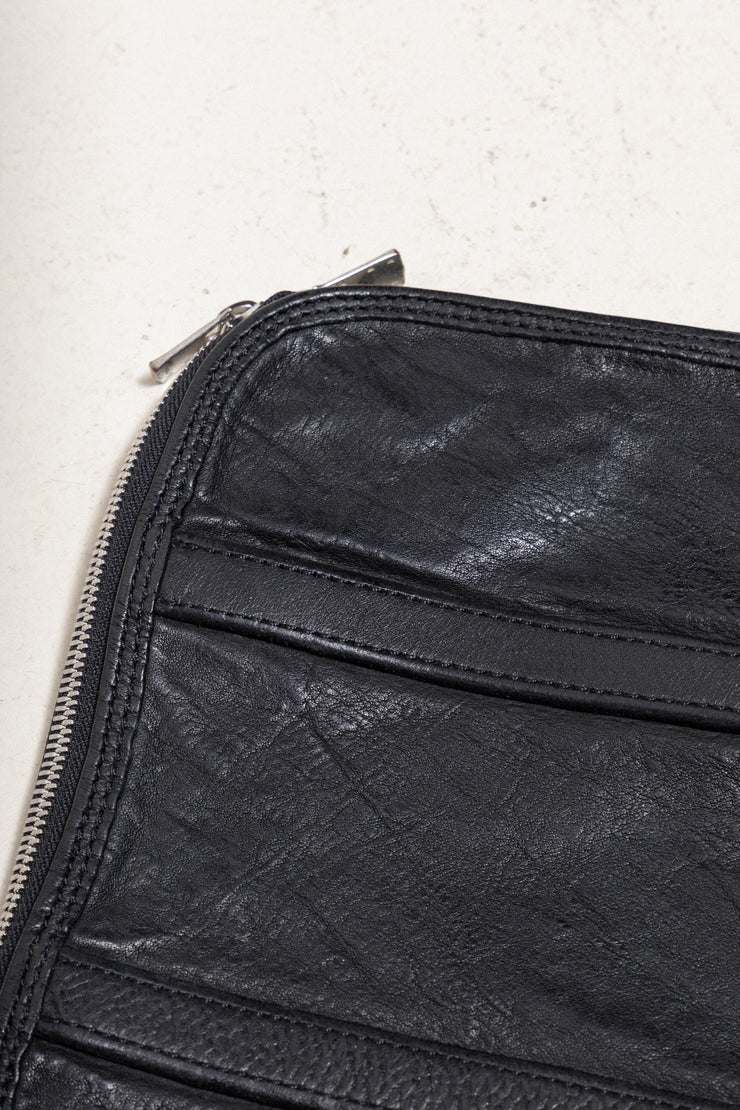 GUIDI - Horse leather clutch bag