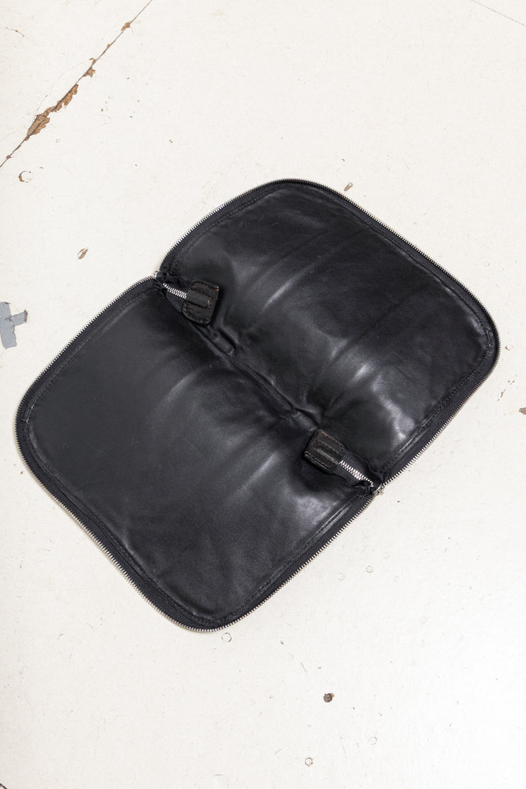 GUIDI - Horse leather clutch bag